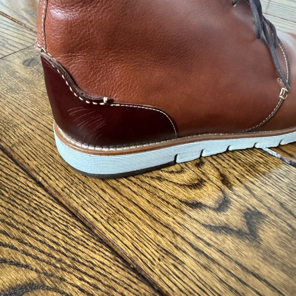 Johnston & Murphy Men's Brown Leather Shoe, Size 13